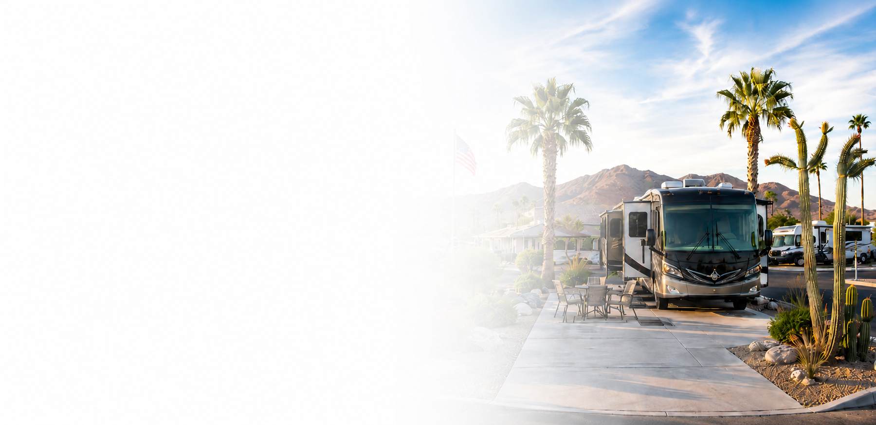 Happy Landings RV area at Venture Out at Mesa