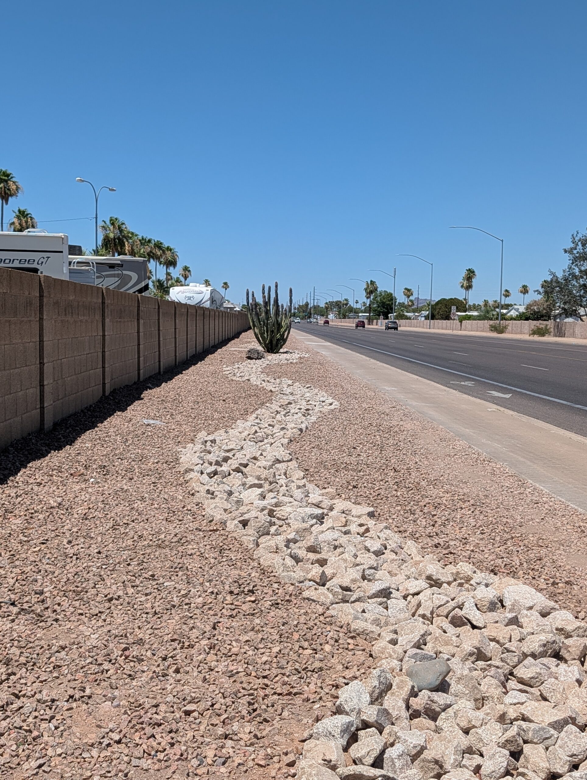 Higley Road landscaping improvements